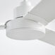 Jovie 44 44 inch Matte White Indoor/Outdoor Ceiling Fan