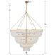 Rylee 24 Light 60 inch Antique Gold Chandelier Ceiling Light