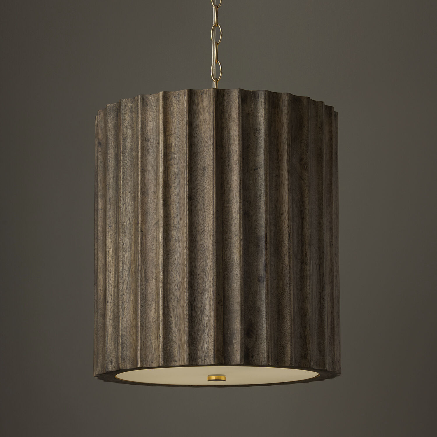 Cody 3 Light 16.5 inch Matte Brass Pendant Ceiling Light