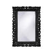 Barcelona 46 X 32 inch Glossy Black Wall Mirror
