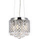 Tully 4 Light 10 inch Chrome Pendant Ceiling Light