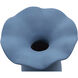 Ruffle 16.14 X 9.45 inch Vase in Blue