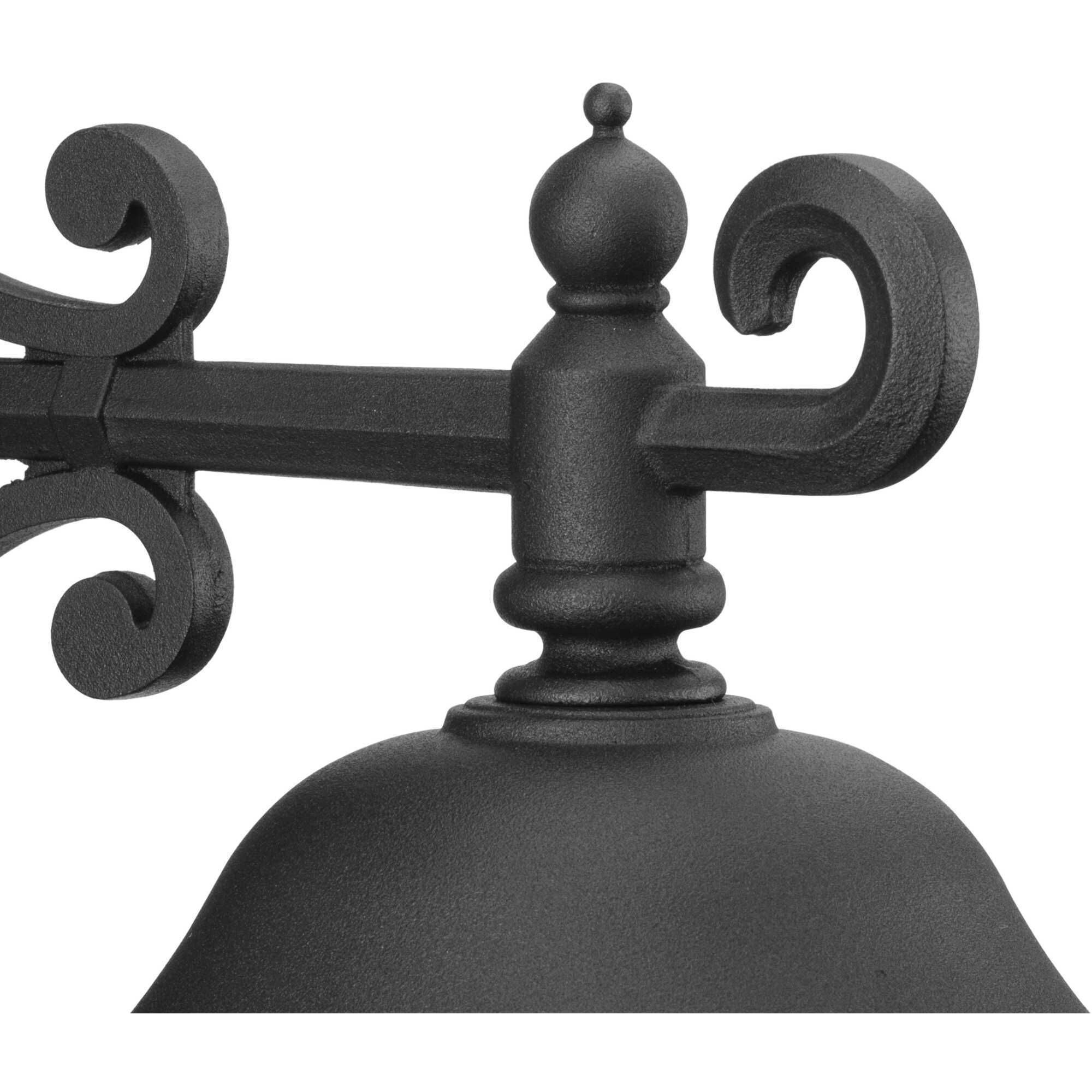 Ashmore 3 Light 17 inch Textured Black Outdoor Wall Lantern