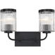 Aspen LED 16 inch Matte Black Vanity Wall Light