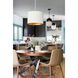 Alston 6 Light 20 inch Matte White and Antique Gold Pendant Ceiling Light