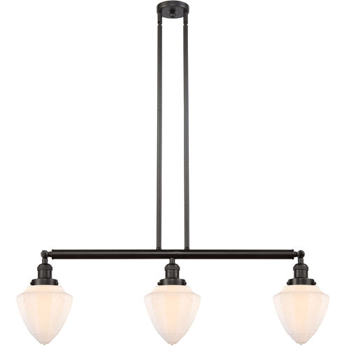 Franklin Restoration Bullet 3 Light 38 inch Oil Rubbed Bronze Island Light Ceiling Light