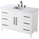 Millie 48 X 35 inch White Bathroom Vanity Cabinet