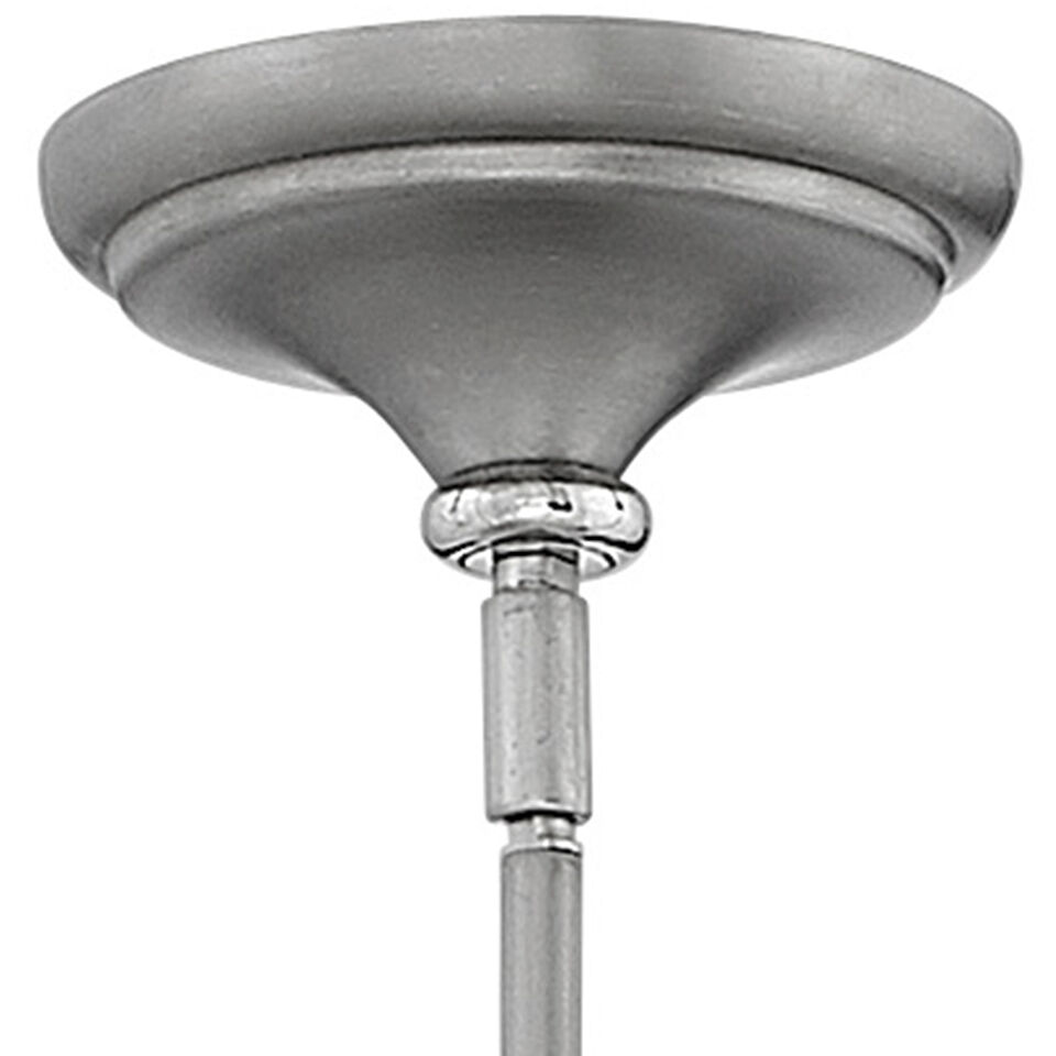 Academy 1 Light 10 inch English Nickel with Polished Nickel Indoor Pendant Ceiling Light