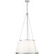 Madeline 6 Light 24 inch Brushed Nickel Pendant Ceiling Light