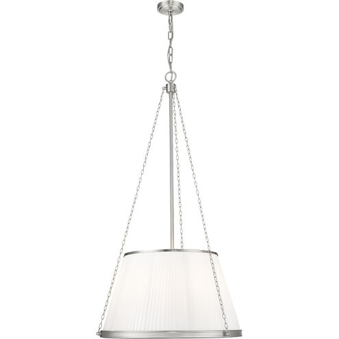 Madeline 6 Light 24 inch Brushed Nickel Pendant Ceiling Light