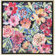 Breezy Petals Green and Blue and Pink and Orange Canvas