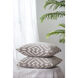 Kensington Cotton Cashmere 20 X 7 inch Tan and White Pillow