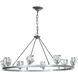 Gatsby 8 Light 45.3 inch Sterling Chandelier Ceiling Light