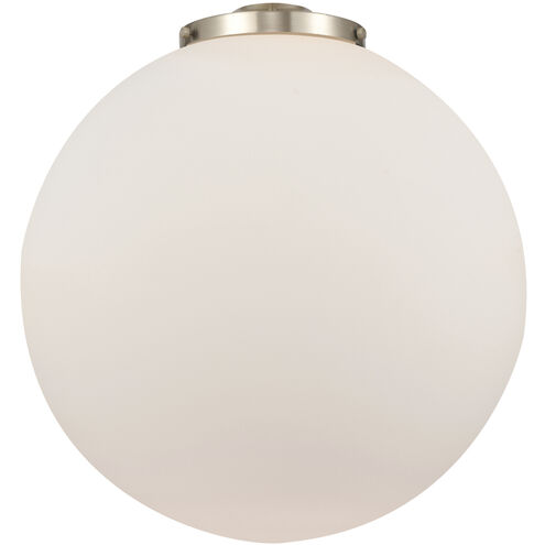 Franklin Restoration Beacon LED 18 inch Polished Chrome Pendant Ceiling Light in Matte White