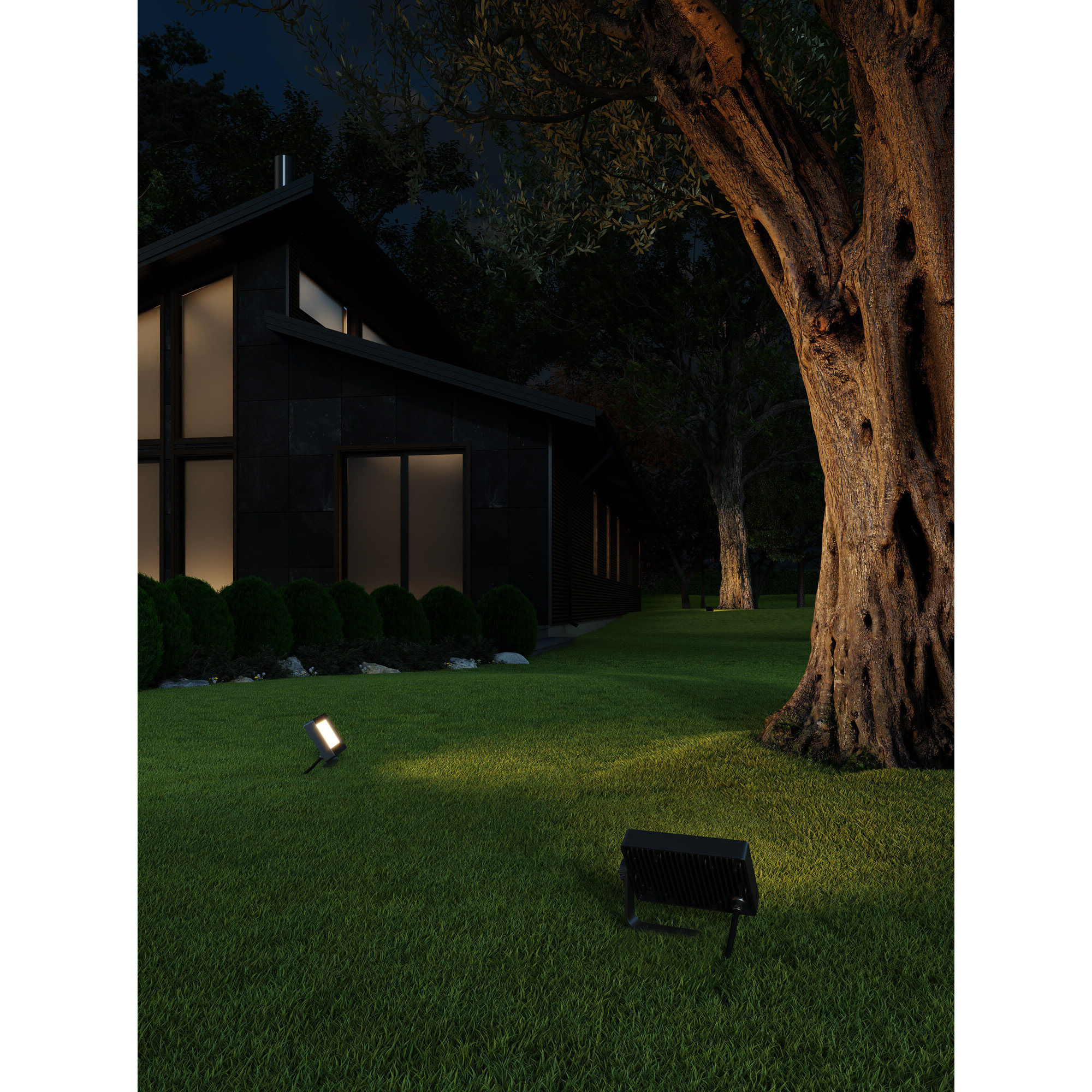 Horizon 24VDC
 120V 30.00 watt Black Landcsape, Flood Light