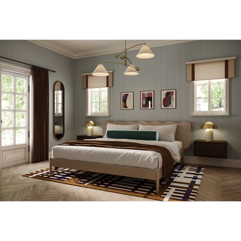 Gaia 16.5 inch 60 watt Aged Brass Table Lamp Portable Light