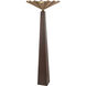 Furrow 65 inch 60 watt Peach Floor Lamp Portable Light