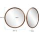 Marius 39 X 39 inch Acid Treated Wall Mirror