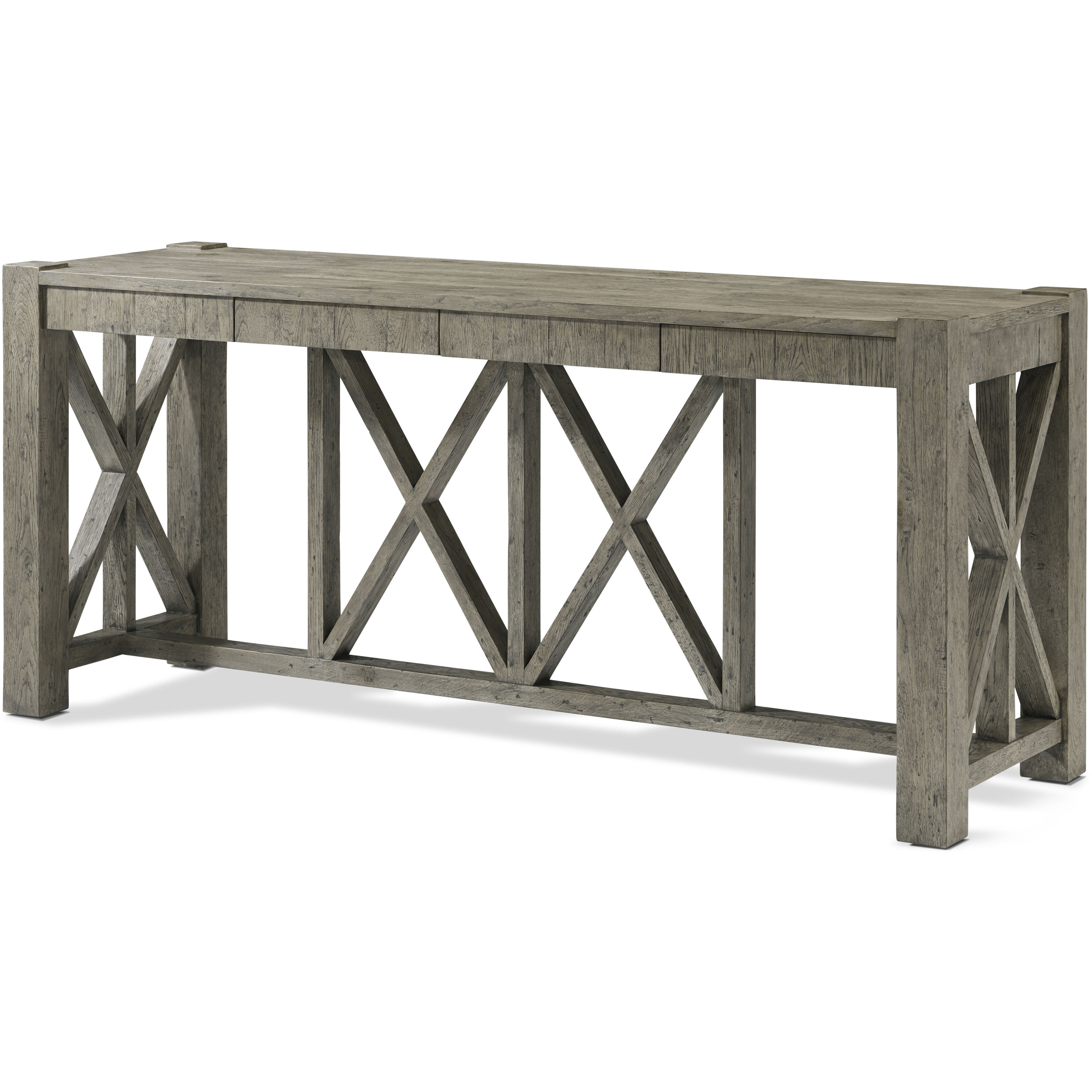 Orlando 80 X 25 inch Grey Echo Oak Bar Console Table, Wooden, Echoes