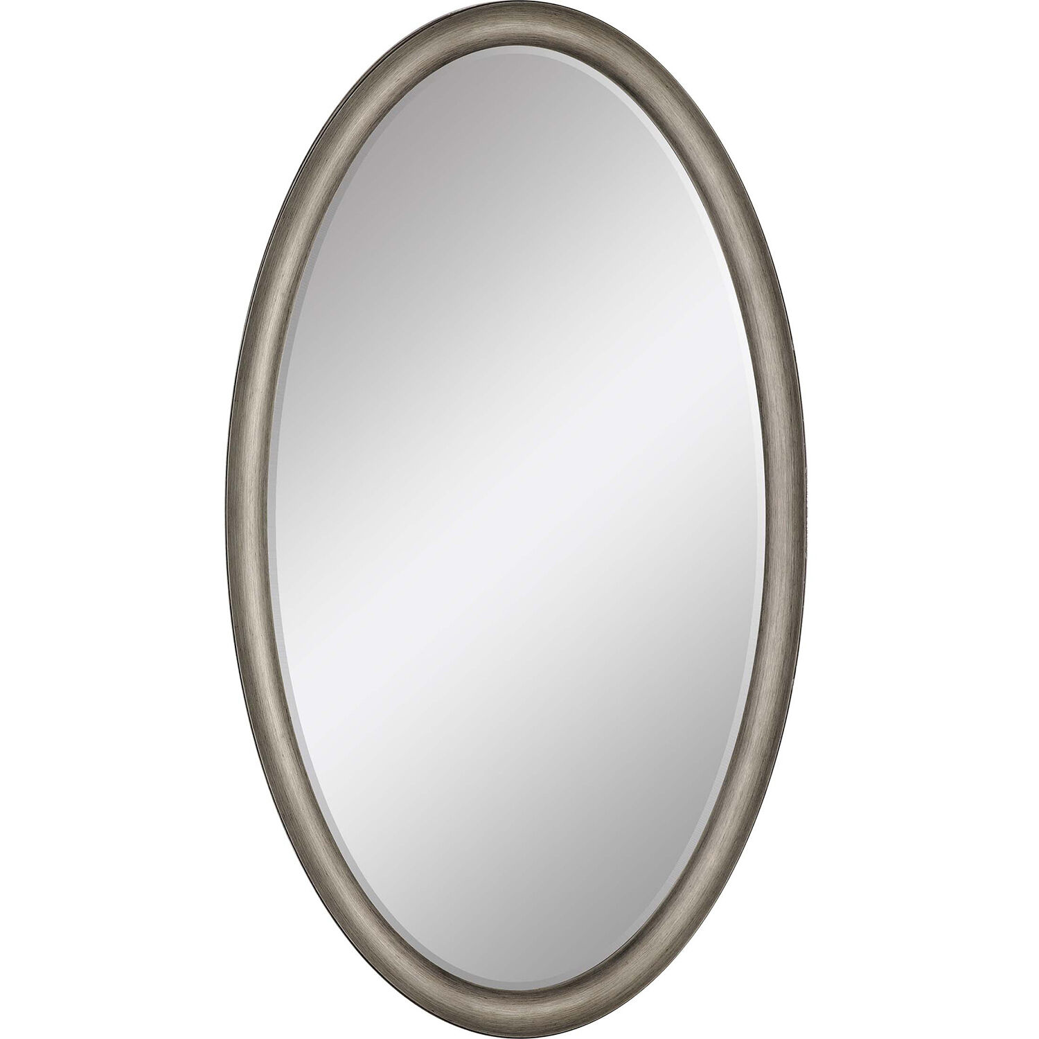 Mirror Collection 44 X 25 inch Metallic and Gray Wall Mirror, Global Goods