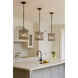 Windsor 1 Light 11.5 inch Carbon and Havana Gold Pendant Ceiling Light