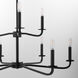Rutherford 9 Light 28.5 inch Matte Black Chandelier Ceiling Light