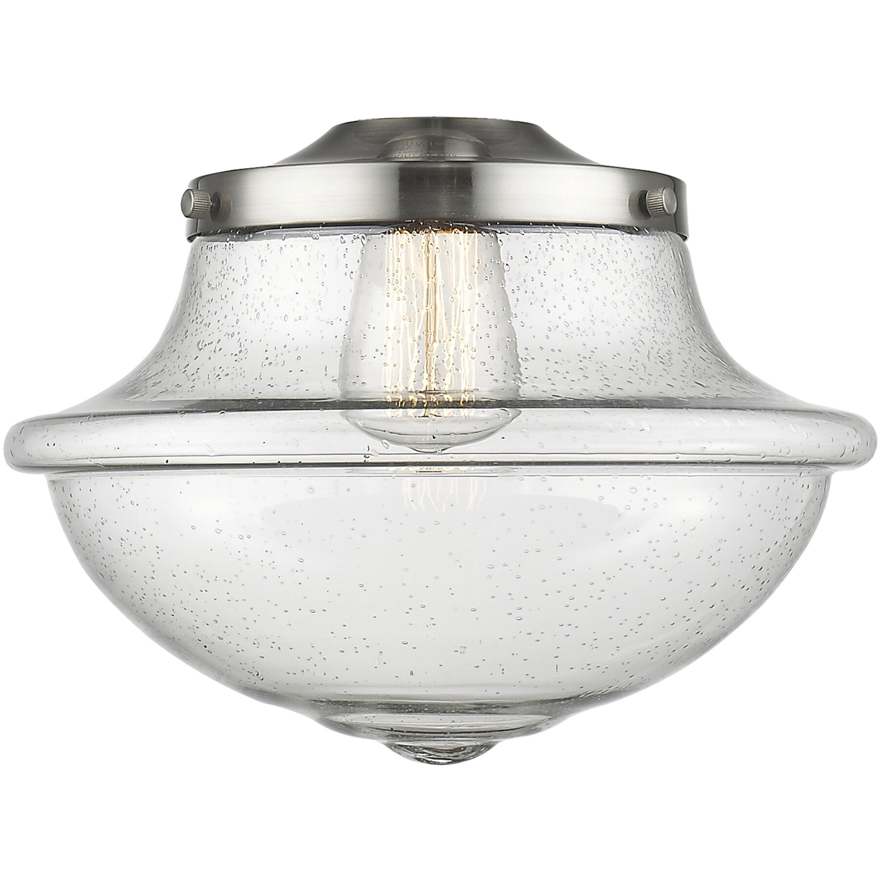 Franklin Restoration Oxford 1 Light 11.75 inch Satin Gold Mini Pendant Ceiling Light in Incandescent, Seedy