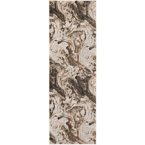 Artema 94 X 32 inch Gold Rug in 2 x 8