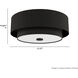Brookside 2 Light 13.25 inch Matte Black Flush Mount Ceiling Light, Medium