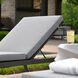 Bea 77 inch Textured Charcoal Gray Outdoor Pool Chaise Cushion