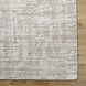 Jackie 108 X 72 inch Light Silver / Off-White / Ash Handmade Rug in 6 x 9