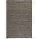 Tobais 120 X 96 inch Rescued Leather and Hemp Rug, 8ft x 10ft
