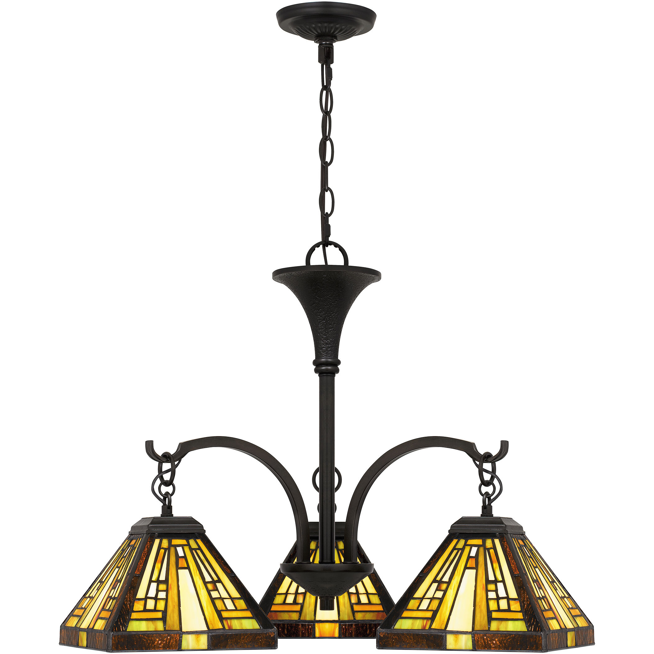 Stephen 3 Light 24 inch Vintage Bronze Dinette Chandelier Ceiling Light, Naturals