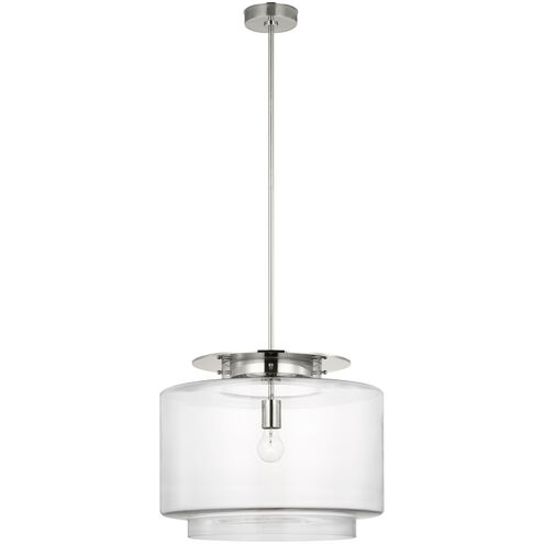 Ray Booth Elias LED 20 inch Polished Nickel Pendant Ceiling Light