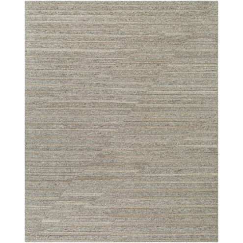 Knoxville 120 X 96 inch Metallic - Silver / Nickel / Ash Handmade Rug in 8 x 10