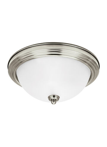 Geary Flush Mount Ceiling Light in Brushed Nickel