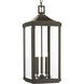 Caelum 3 Light 9.5 inch Antique Bronze Outdoor Hanging Lantern, Design Series