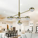 Milano Series 17 inch Antique Brass Chandelier Ceiling Light, Artisan Collection