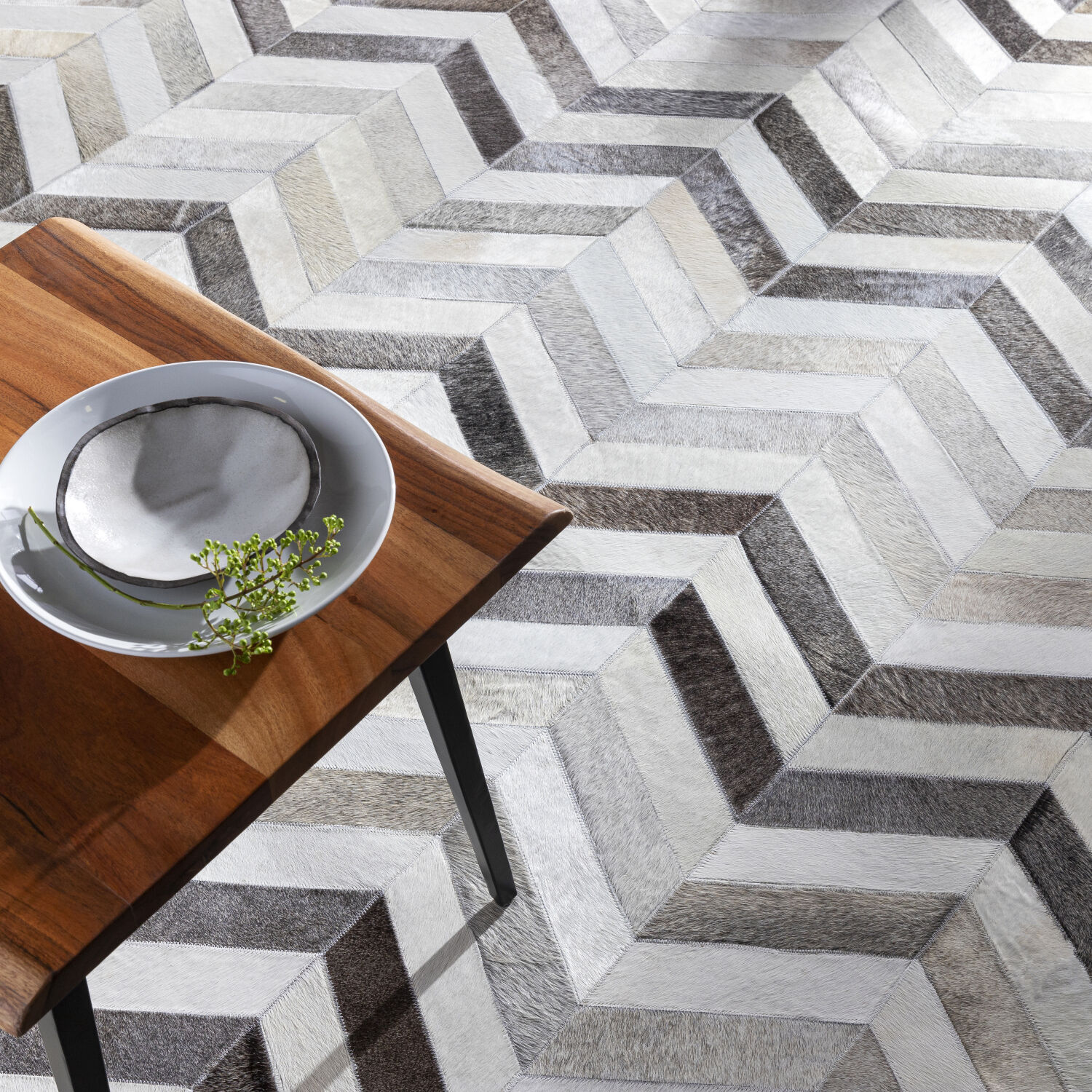 Trail 36 X 24 inch Light Gray Rug in 2 x 3, Rectangle