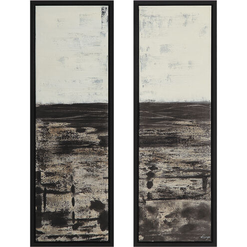 Spica White/Grey/Black/Brown Canvas Art, 2 Piece