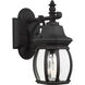 Wynfield 1 Light 11.25 inch Black Outdoor Wall Lantern, Small