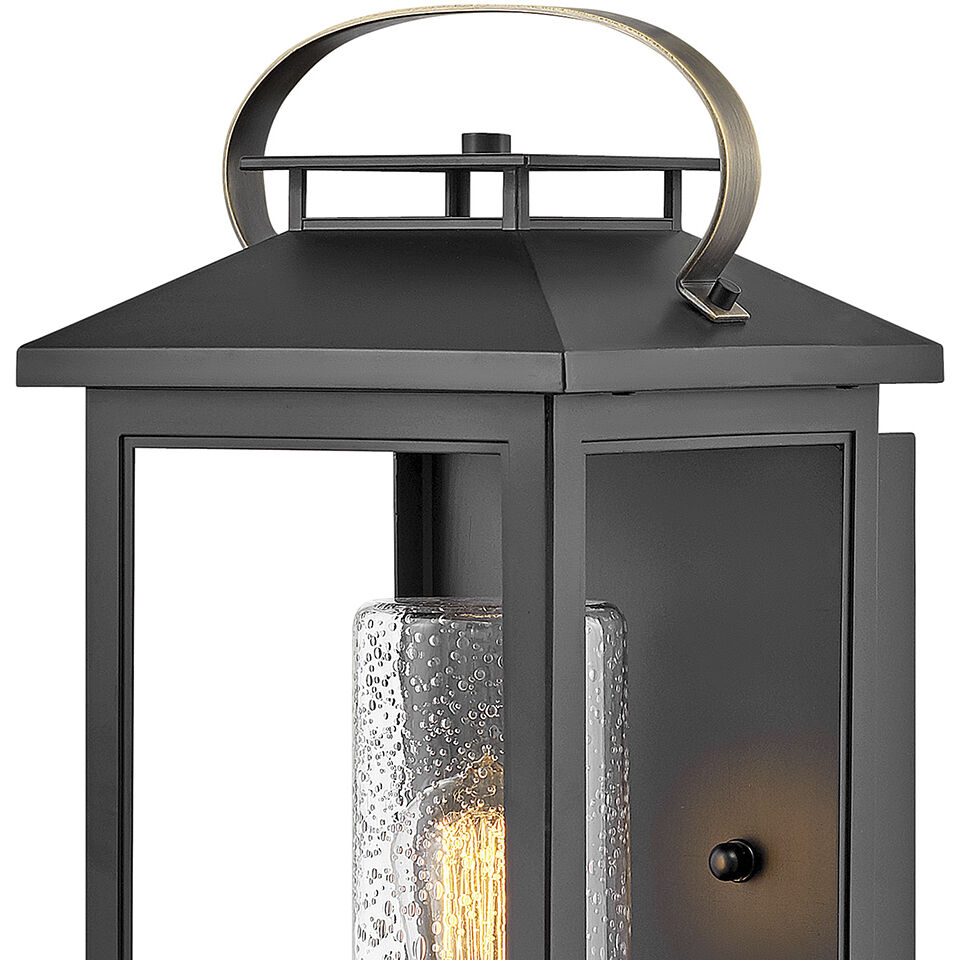 Coastal Elements Atwater LED 18 inch Black Outdoor Wall Mount Lantern, Medium