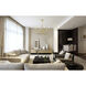 Willa 6 Light 26 inch Brass Pendant Ceiling Light