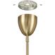 Fiorello 9 Light 54 inch Brushed Gold Linear Chandelier Ceiling Light