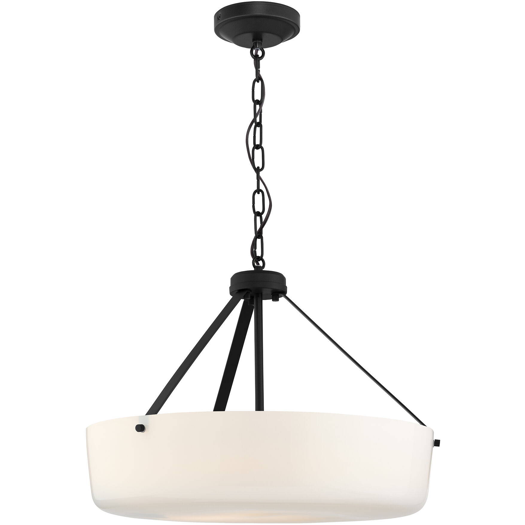 Lieon 3 Light 21 inch Black Convertible Pendant Ceiling Light