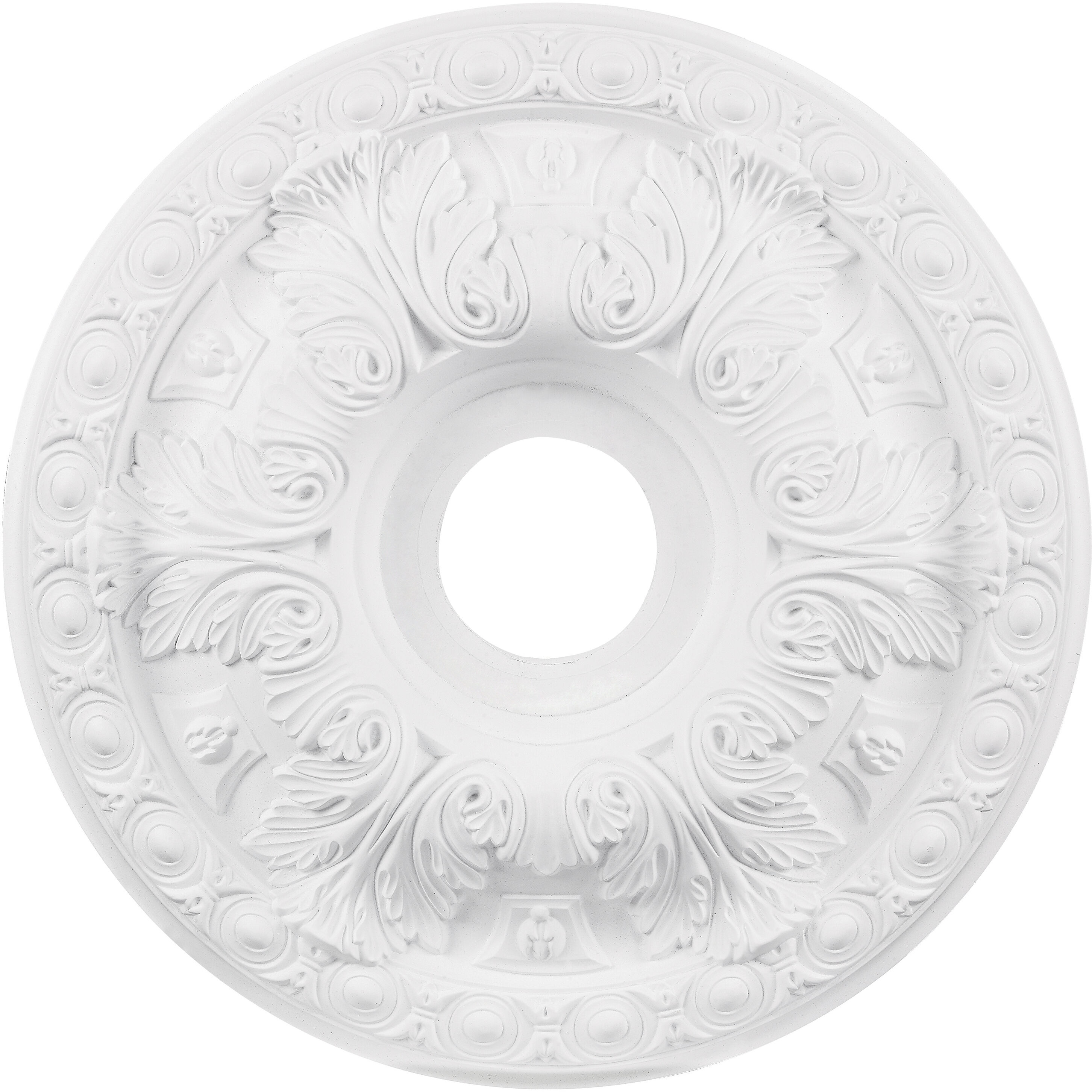 Pennington White Medallion