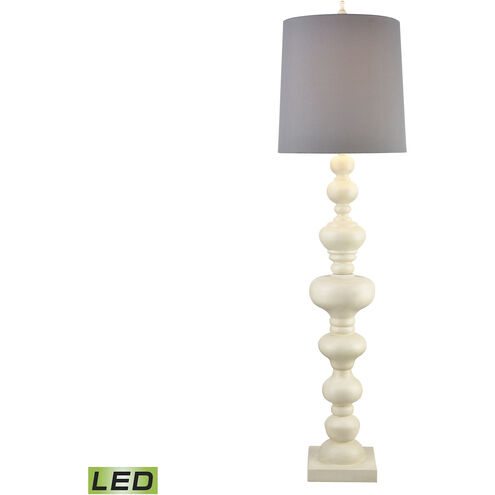 Meymac 74 inch 9 watt Matte White Floor Lamp Portable Light