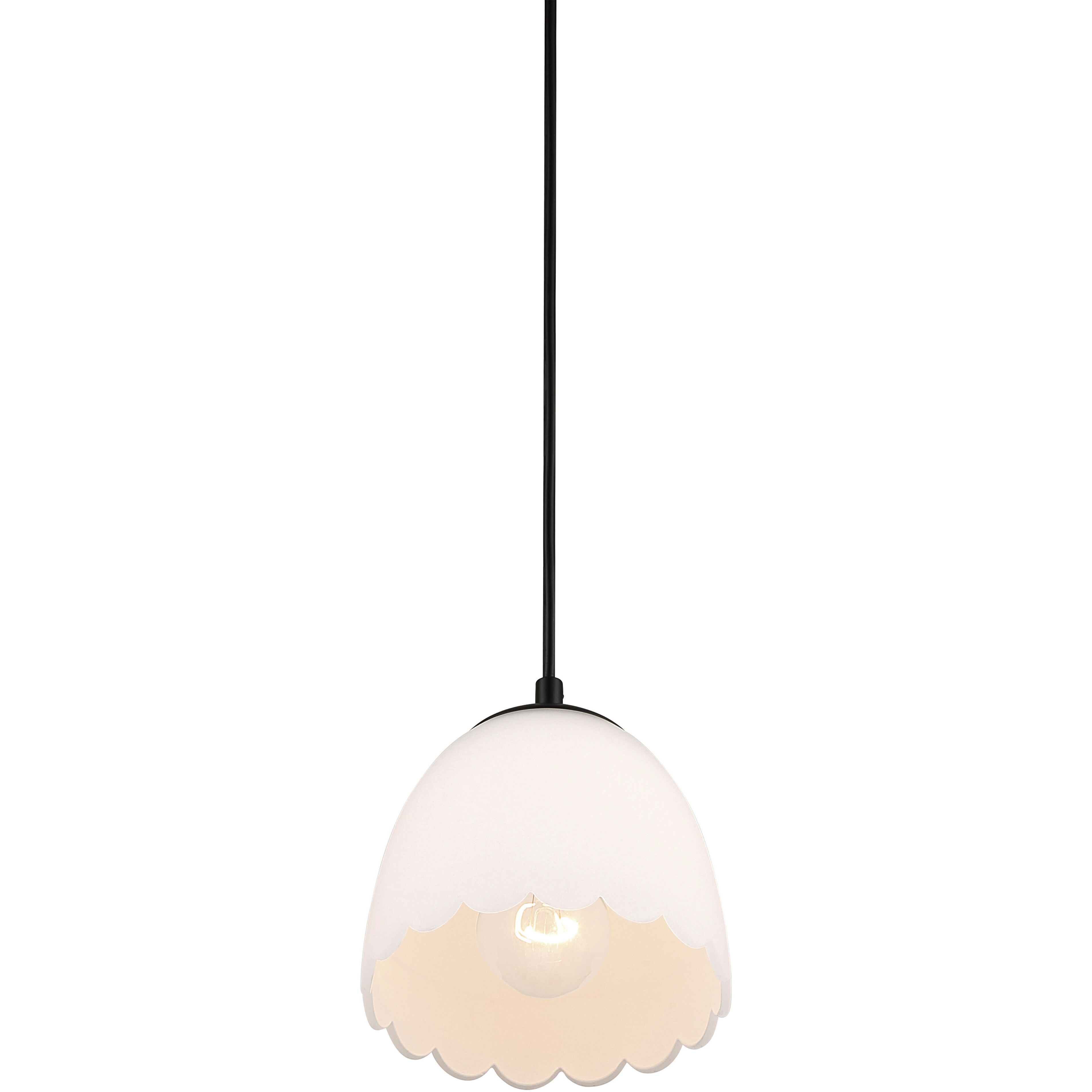 Dorinda 1 Light 6.5 inch Matte Black Pendant Ceiling Light