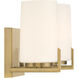 Mirelle 2 Light 16 inch Legacy Brass Vanity Wall Light