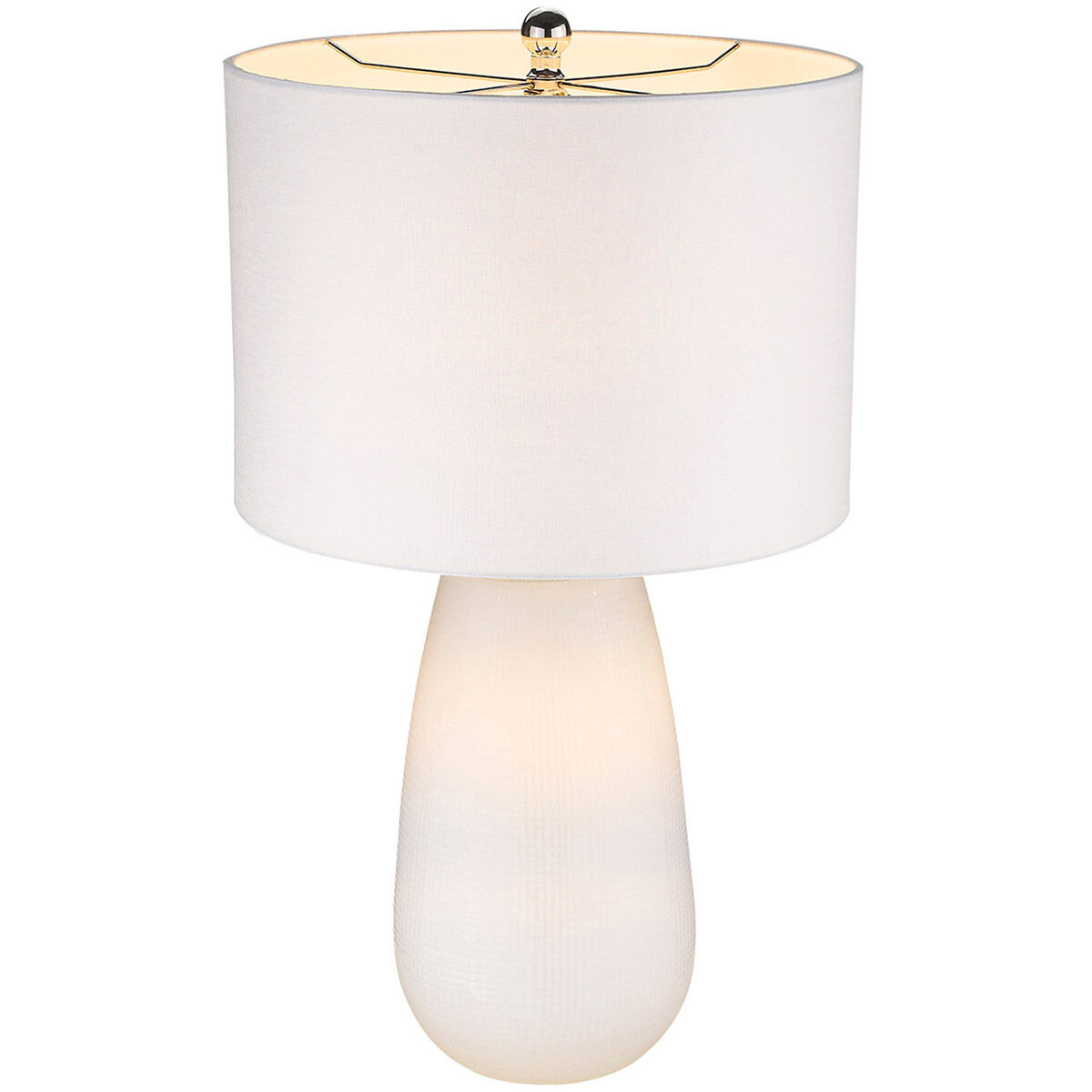 Trend Home 28 inch 150.00 watt White Table Lamp Portable Light